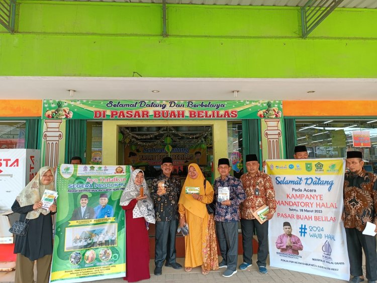 Kampanye Mandatory Halal sekaligus Sosialisasi SEHATI di Kabupaten Indragiri Hulu