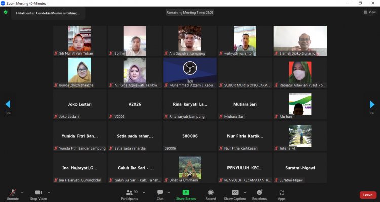 HCCM adakan Pelatihan Pendamping Proses Produk Halal Batch 30 Online dan Gratis