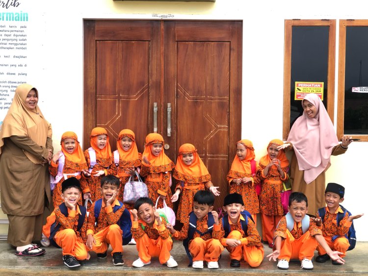 Hari Pertama Masuk Sekolah Semester 2 di TK Akhlak Cendekia Muslim: Semangat Baru di Awal Tahun