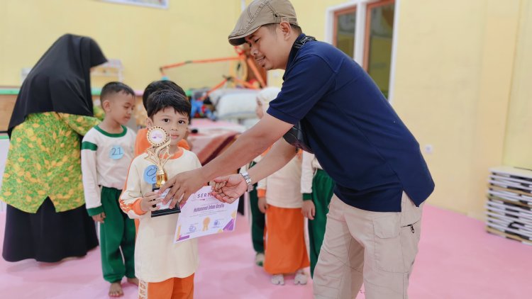 Santri TK Akhlak Cendekia Muslim Berprestasi di Festival Literasi Cendekia Muslim Lomba Menggambar Tingkat TK/RA Se-Kabupaten Sijunjung