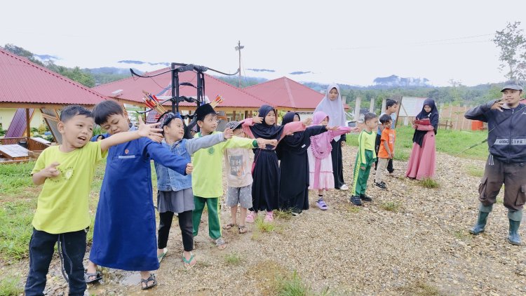 Kegiatan Cendekia Archery Club Kelas Panahan Mingguan di Perguruan Islam Cendekia Muslim