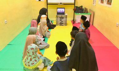 Hari Pertama TK Akhlak Cendekia Muslim Sekolah di Bulan Ramadhan
