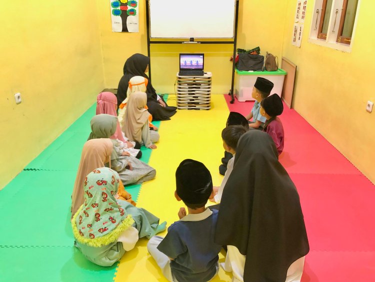 Hari Pertama TK Akhlak Cendekia Muslim Sekolah di Bulan Ramadhan