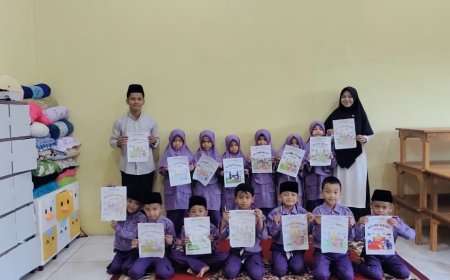 Warna-Warni Ramadan: Kreativitas Kelas 1 Usman Bin Affan Bersinar di Bulan Suci