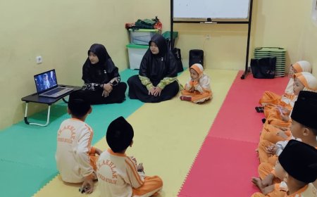 Menanamkan Nalar Tauhid Sejak Dini: Petualangan Sains Santri TK B Mekkah Sekolah Akhlak Cendekia Muslim Menjelajahi Tata Surya