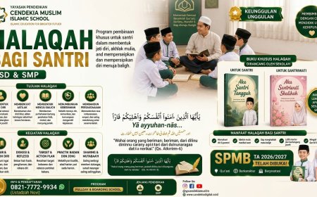 Halaqah Santri: Membentuk Generasi Berakhlak Mulia dan Siap Menjadi Muslim Kaffah