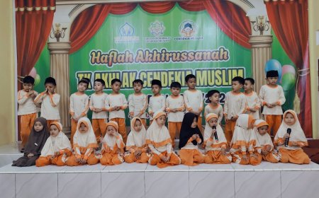 Persiapan Haflah Akhirussanah Semakin Matang: Santri KB dan TK Akhlak Cendekia Muslim Antusias Berlatih Tari dan Nyanyi