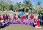 Wujud Nasionalisme di Ranah Lansek Manih: SMP Akhlak Cendekia Muslim Sijunjung Meriahkan Jalan Santai Jantung Sehat Nagari Pematang Panjang