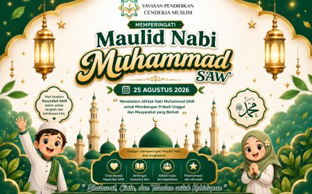 Meneladani Akhlak Mulia Sang Baginda: Gema Peringatan Maulid Nabi Muhammad SAW di Lingkungan Yayasan Pendidikan Cendekia Muslim Sijunjung