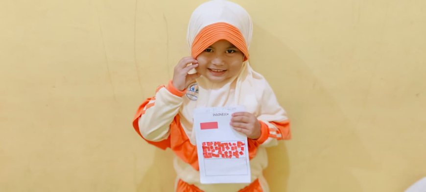 Menanam Benih Nasionalisme di Ranah Lansek Manih: Kreativitas Kolase Merah Putih Santri TK B Madinah Sijunjung sebagai Wujud Cinta Tanah Air
