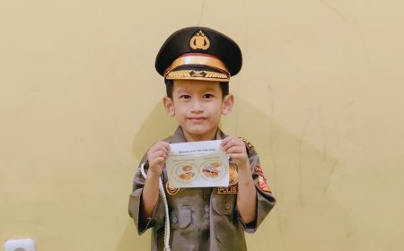 Sajian Kreatif di Atas Piring Kertas: Cara Unik Santri TK B Madinah Sijunjung Memahami Esensi Nutrisi 4 Sehat 5 Sempurna