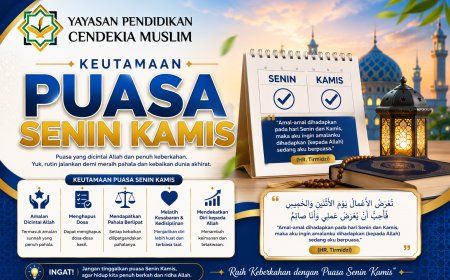 Membiasakan Puasa Senin Kamis, Santri Boarding SMP Akhlak Cendekia Muslim Belajar Disiplin Beribadah Sejak Dini