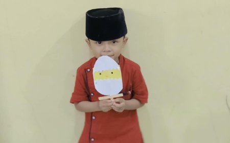 Mengenal Ekspresi Diri Sejak Dini, Santri TK B Makkah Belajar Memahami Perasaan Melalui Karya