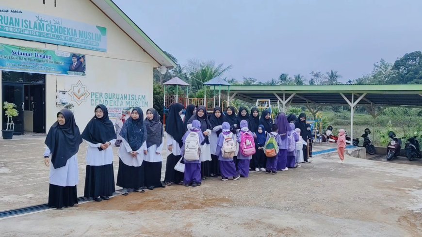Empat Hari Belajar Jarak Jauh, Santri Sekolah Akhlak Cendekia Muslim Kembali Belajar Tatap Muka