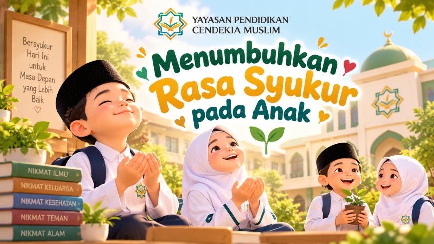 Menumbuhkan Rasa Syukur pada Anak, Pendidikan Karakter Dimulai dari Kebiasaan Sederhana