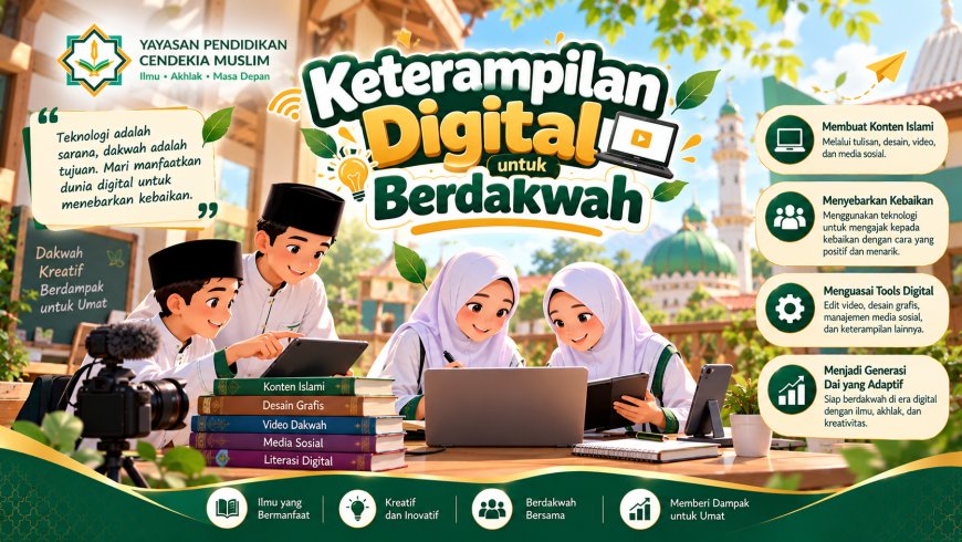 Keterampilan Digital untuk Berdakwah, Menebarkan Pesan Kebaikan di Ruang Maya