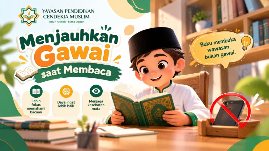 Menjauhkan Gawai Saat Membaca, Langkah Sederhana untuk Melatih Fokus dan Memperdalam Pemahaman